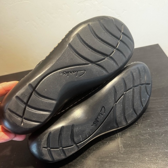 Clarks Ashland Spin Q Strappy Shoes Black - Picture 6 of 7